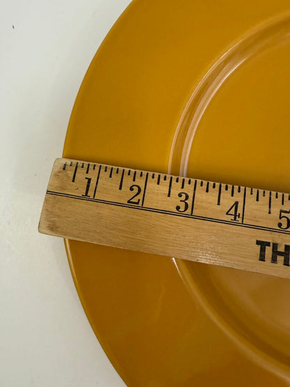 Williams-Sonoma Charger Plate Dijon Yellow Set of 4 /rb