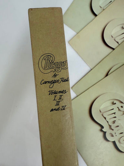 `Chicago at Carnegie Hall 4 Volume Box Set Posters Booklet /ro