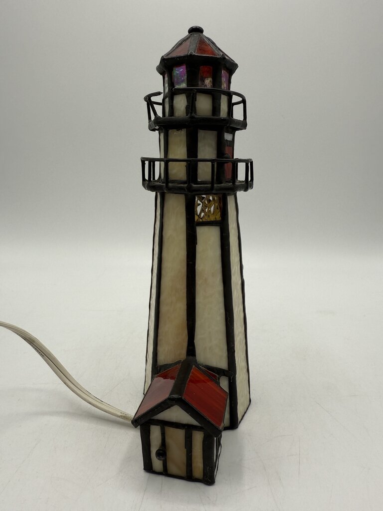 Centuryville Collection Limited Edition Stained Glass Lighthouse 1994 /roh