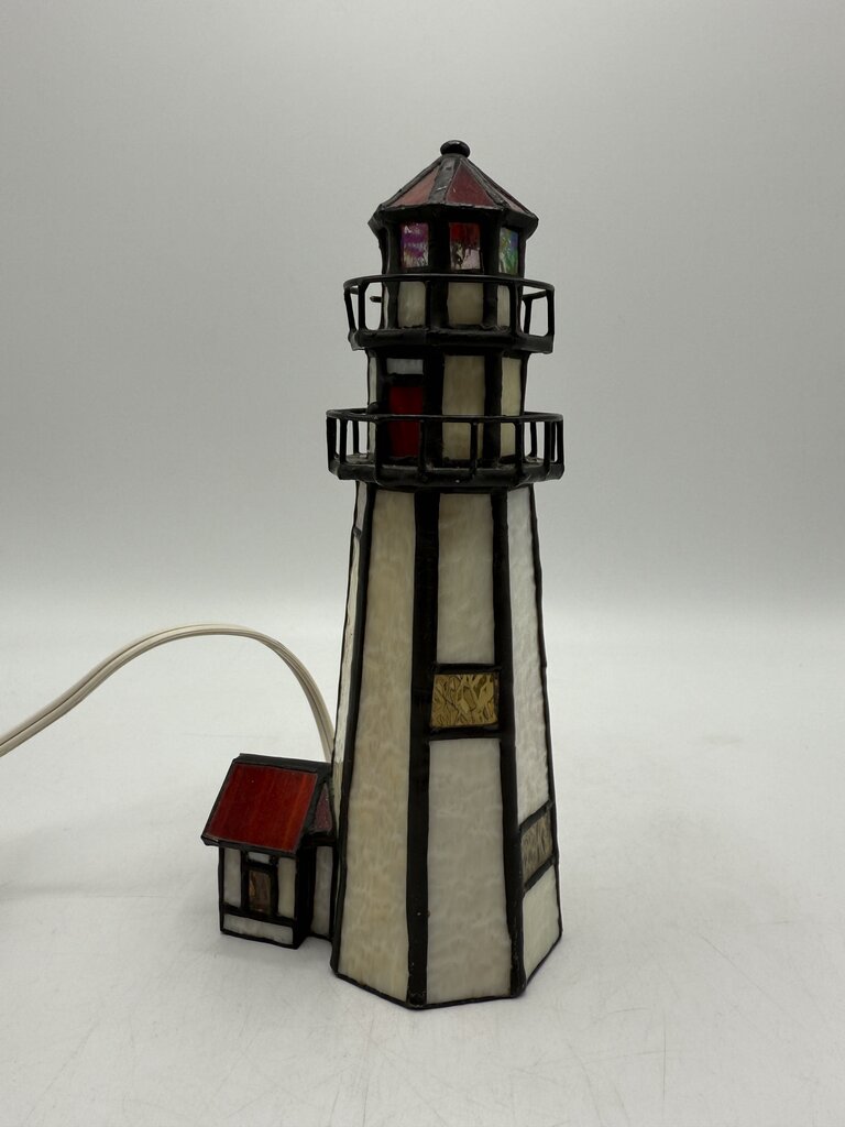 Centuryville Collection Limited Edition Stained Glass Lighthouse 1994 /roh