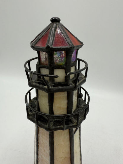 Centuryville Collection Limited Edition Stained Glass Lighthouse 1994 /roh