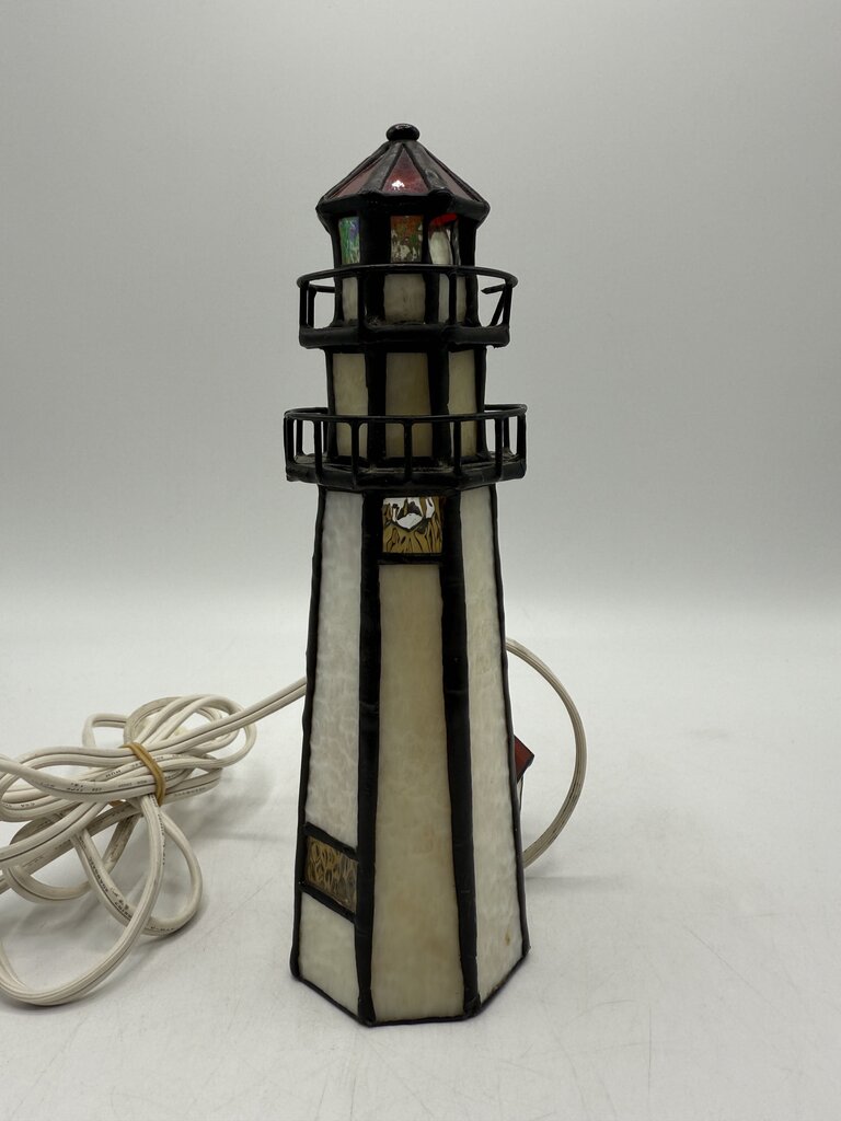 Centuryville Collection Limited Edition Stained Glass Lighthouse 1994 /roh