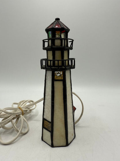 Centuryville Collection Limited Edition Stained Glass Lighthouse 1994 /roh