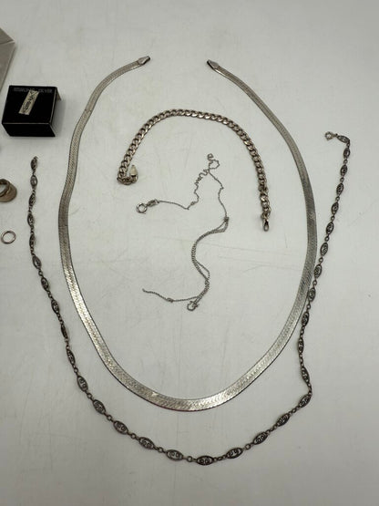 .925 Sterling Silver Jewelry for Repairs or Scrap 60 Grans /ro