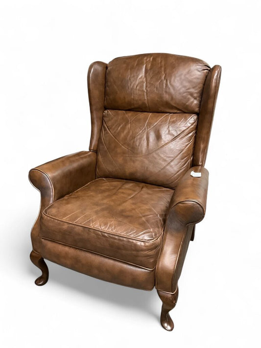 Self Reclining Leather Arm Chair