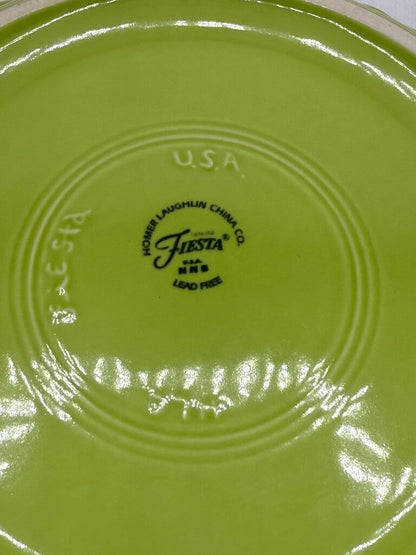 Fiesta Pie Serving Plate Chartreuse Green 10 1/4” /rb