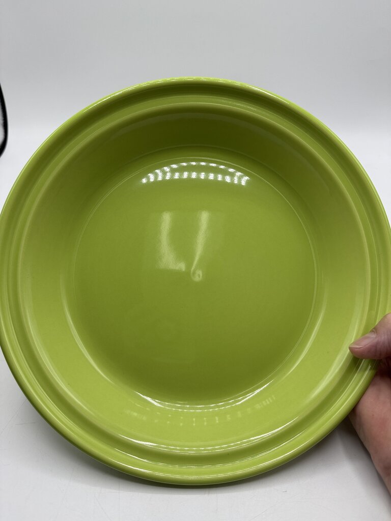 Fiesta Pie Serving Plate Chartreuse Green 10 1/4” /rb