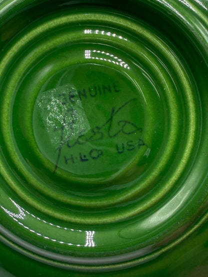 Vintage Fiesta Forest Green 3 pc. Cup Saucer Plate /rb