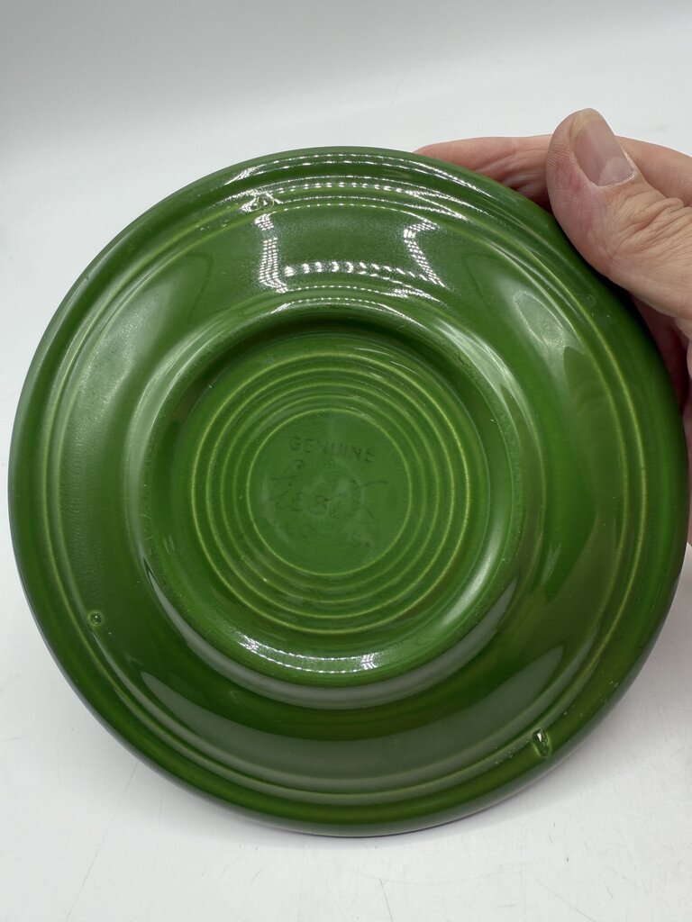 Vintage Fiesta Forest Green 3 pc. Cup Saucer Plate /rb
