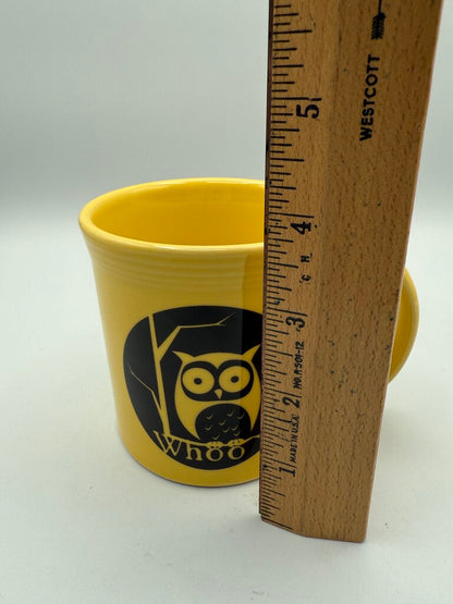 HLC Fiesta Sunflower Yellow Halloween Owl Coffee/Tea Mug /rc