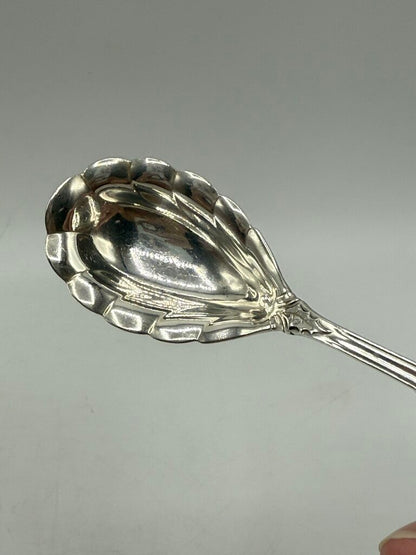 Tiffany & Co. Sterling Silver Sugar Serving Spoon Holly Pattern /ro