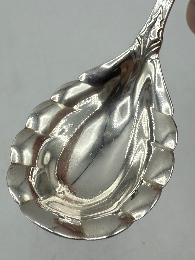 Tiffany & Co. Sterling Silver Sugar Serving Spoon Holly Pattern /ro