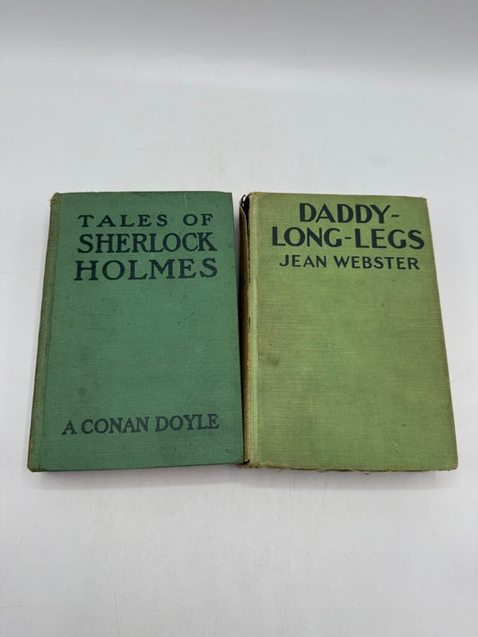Antique Books Tales of Sherlock Holmes & Daddy-Long-Legs /rb