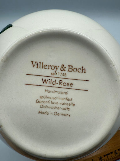 Villeroy & Boch Coffee Pot, Lid & Warmer Stand Wild Rose Pattern /roh