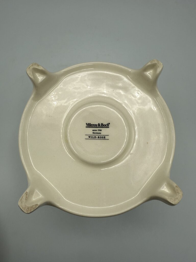 Villeroy & Boch Wild Rose Pattern Tea Pot, Lid & Warmer Stand /roh