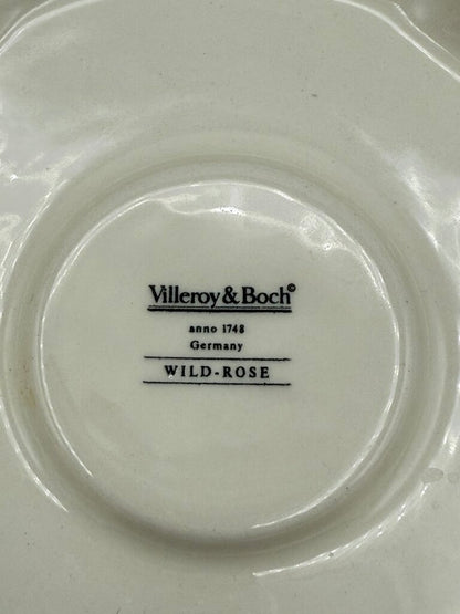 Villeroy & Boch Wild Rose Pattern Tea Pot, Lid & Warmer Stand /roh