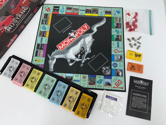 35th Anniversary Mustang Monopoly Board Game 1999 /rb