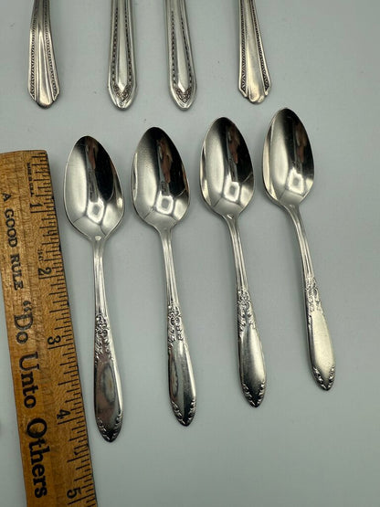 Lot of 13 Silver Plate Petite Serving Utensils /ro