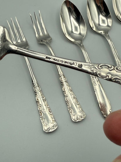 Lot of 13 Silver Plate Petite Serving Utensils /ro