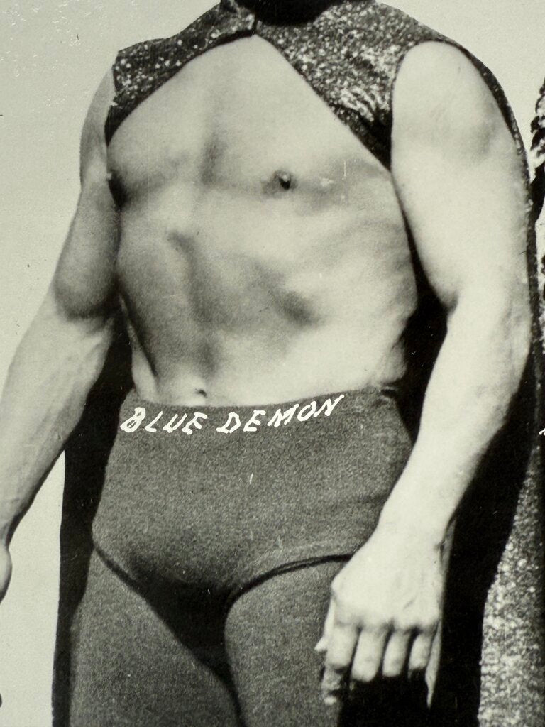 Vintage Lucha Libre Wrestling Photos Blue Demon & Huracan Ramirez /ro
