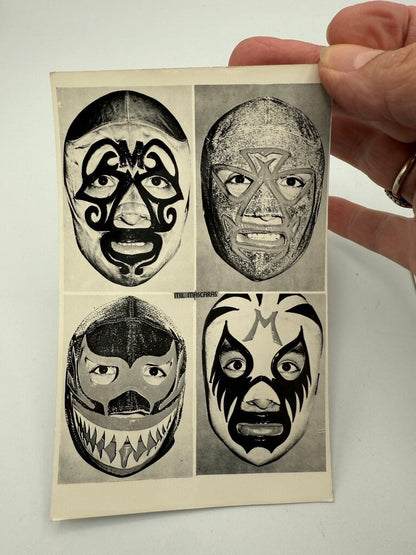 Vintage Lucha Libre Wrestling Photos Blue Demon & Huracan Ramirez /ro