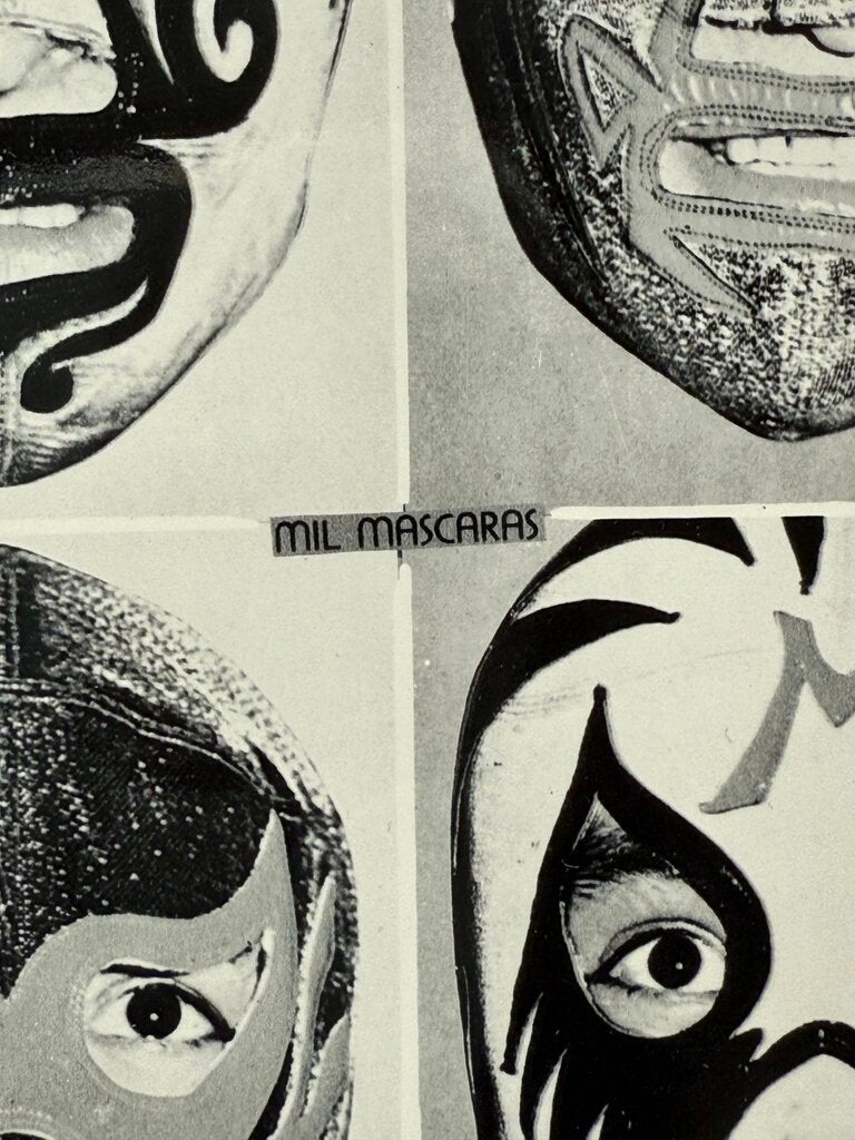 Vintage Lucha Libre Wrestling Photos Blue Demon & Huracan Ramirez /ro