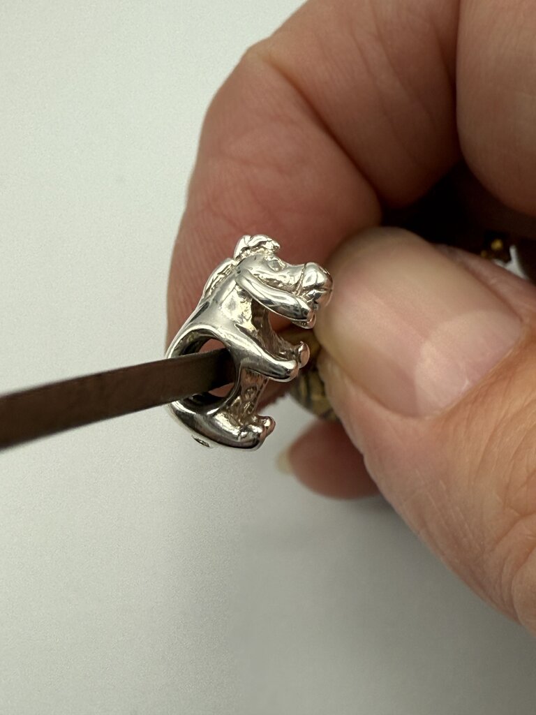 Authentic Pandora Disney Eeyore & Tigger Sterling Charms /ro