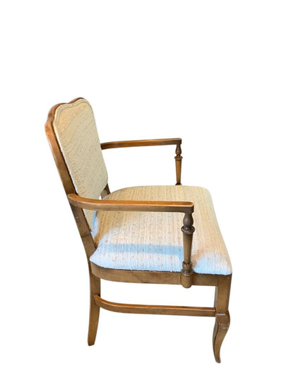 Cream Wood Chair