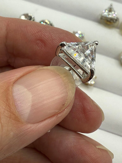 Sparkly Rhinestone Post Pierced Earrings 5 pairs /ro