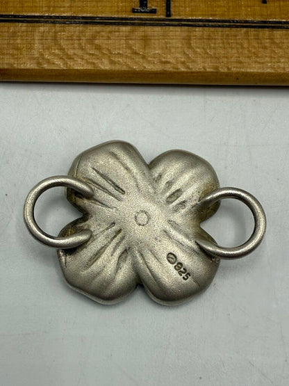 Lestage Sterling 925 Convertible Bracelet w/3 Clasp /ro