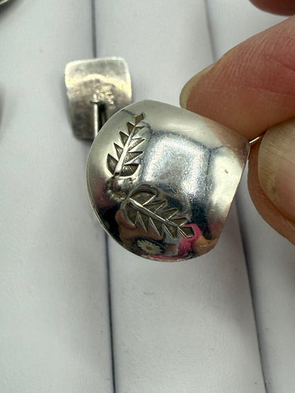 Set of 2 Pairs Pierce Dangle Sterling Silver Earrings /ro