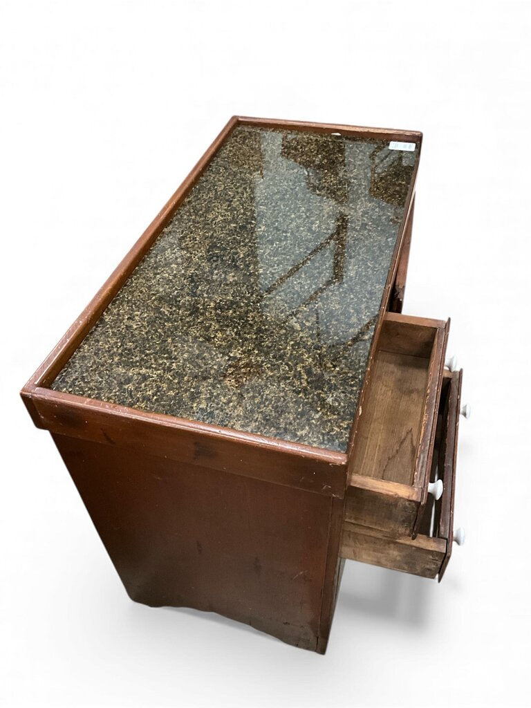 Marble Top Cabinet