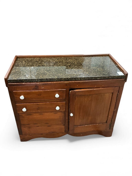 Marble Top Cabinet