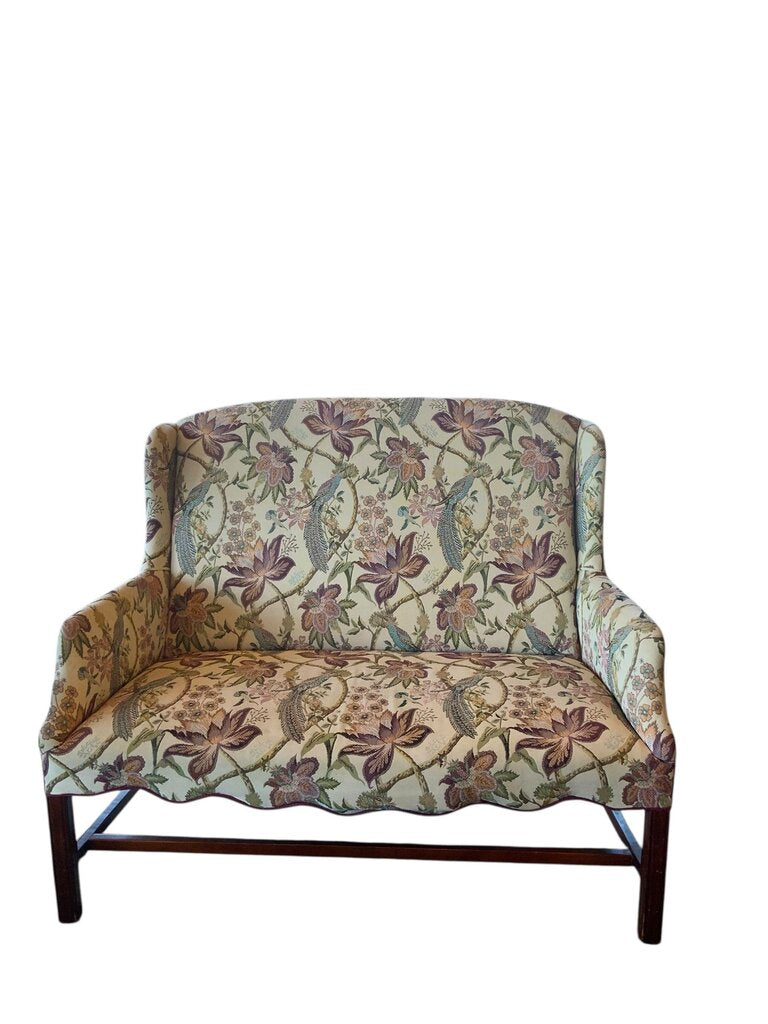 Bird And Floral Loveseat