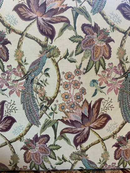 Bird And Floral Loveseat