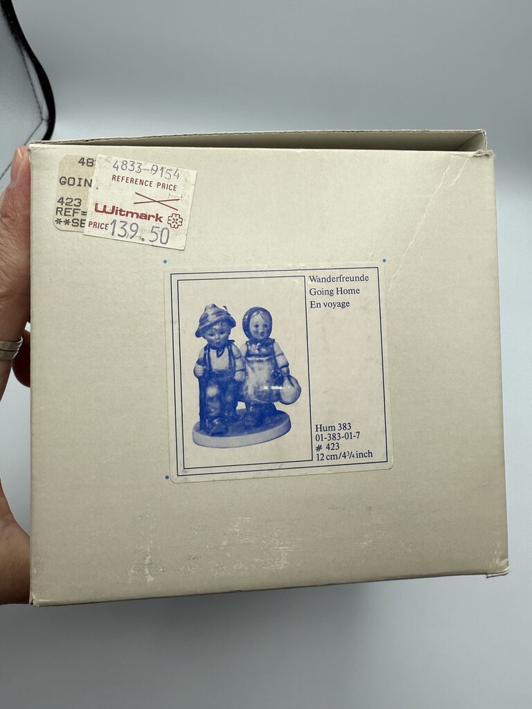 VTG M.J. Hummel “Going Home” Figurine w/Box 383 /roh