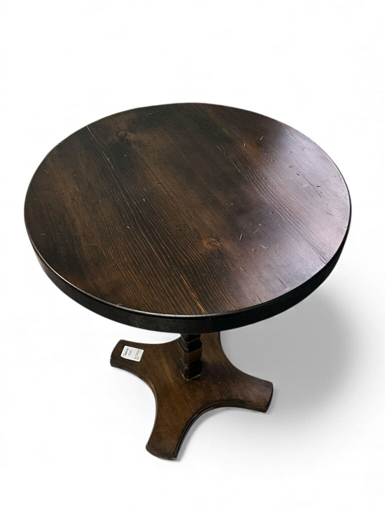 Dark Wood Round Table
