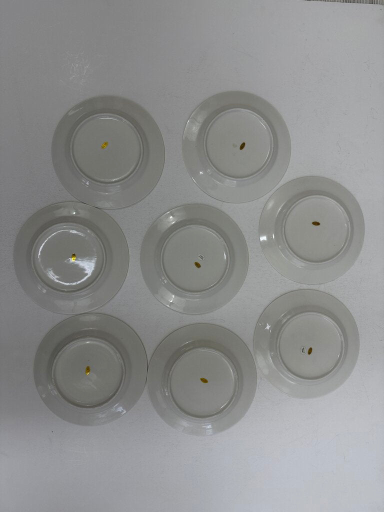 VTG LTD Commodities Set of 8 Holiday Reindeer Plates /roh