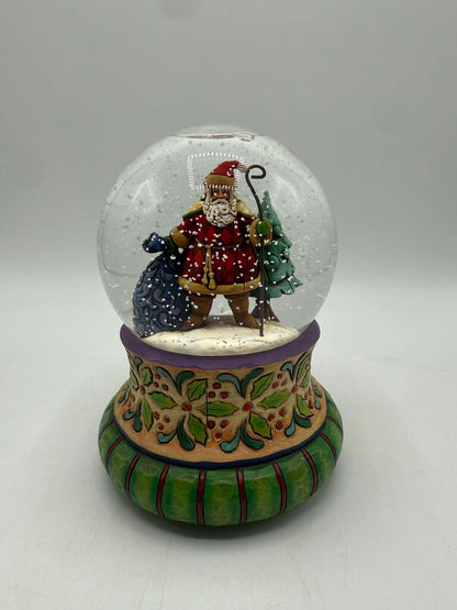 Jim Shore Christmas Snow Globe “Delivering Christmas Joy” 4008851 Works /ro