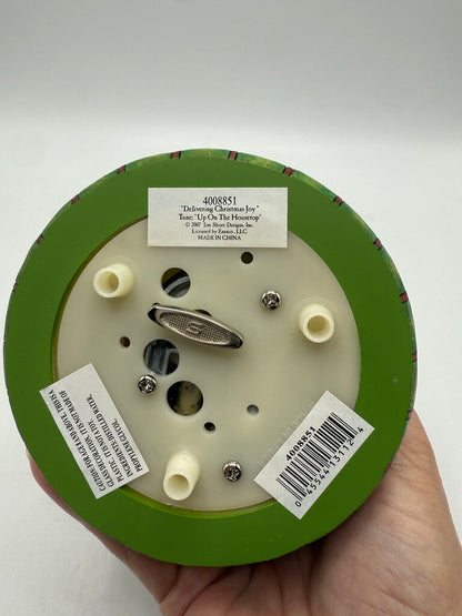 Jim Shore Christmas Snow Globe “Delivering Christmas Joy” 4008851 Works /ro