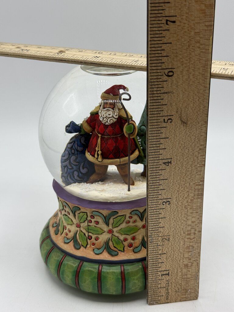 Jim Shore Christmas Snow Globe “Delivering Christmas Joy” 4008851 Works /ro