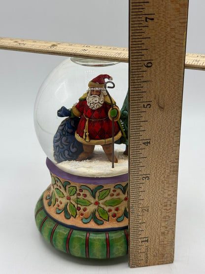 Jim Shore Christmas Snow Globe “Delivering Christmas Joy” 4008851 Works /ro