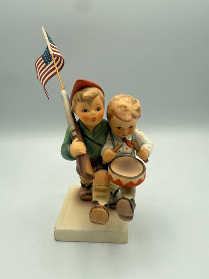 VTG Hummel Goebel Figurine “Volunteers” Germany /roh