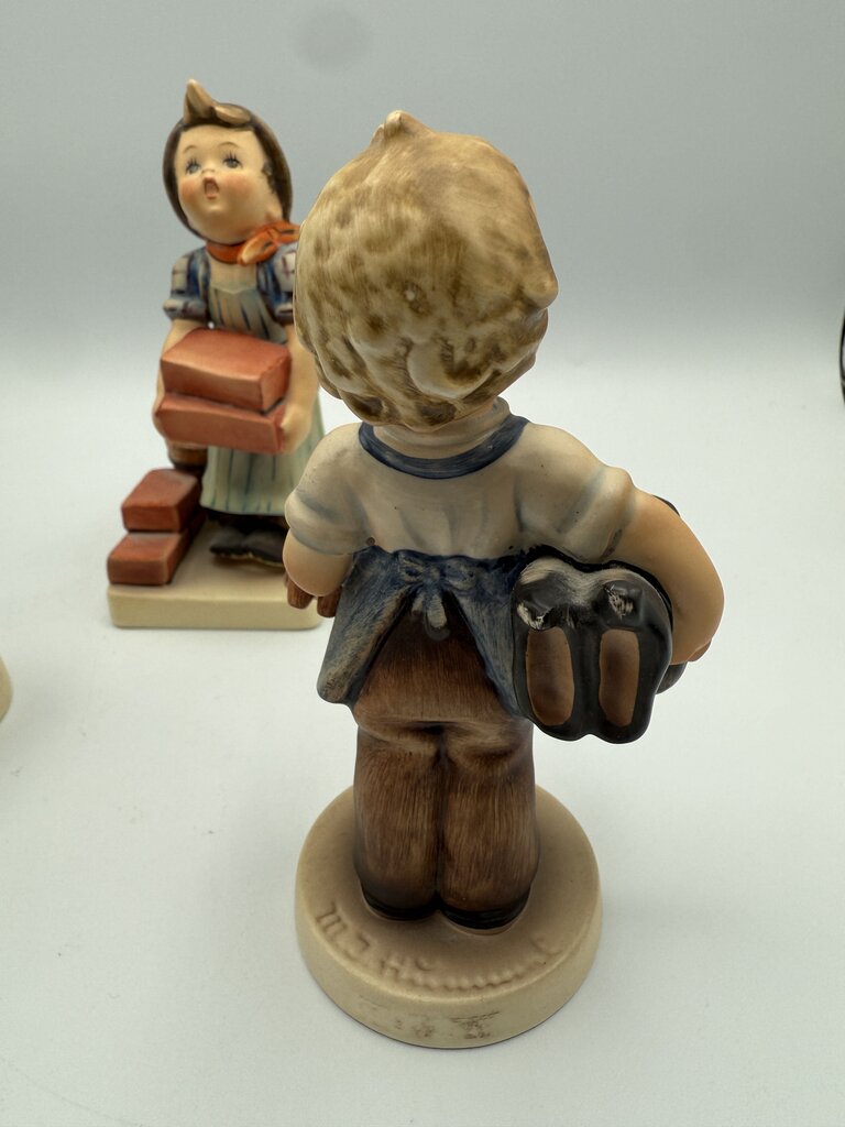 Set of 3 VTG Hummels The Postman, Builder, Cobbler W Germany /roh