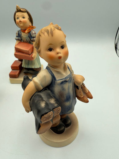 Set of 3 VTG Hummels The Postman, Builder, Cobbler W Germany /roh