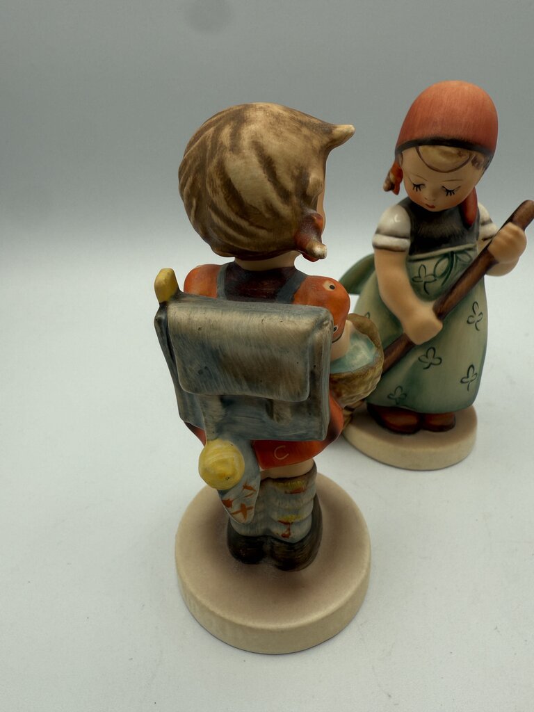 Set of 3 VTG Goebel M.J Hummel Girls Little Sweeper, Little Shopper, School Girl /roh