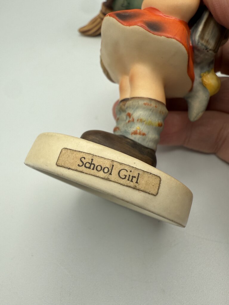 Set of 3 VTG Goebel M.J Hummel Girls Little Sweeper, Little Shopper, School Girl /roh