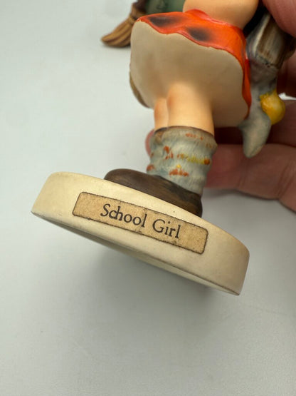 Set of 3 VTG Goebel M.J Hummel Girls Little Sweeper, Little Shopper, School Girl /roh