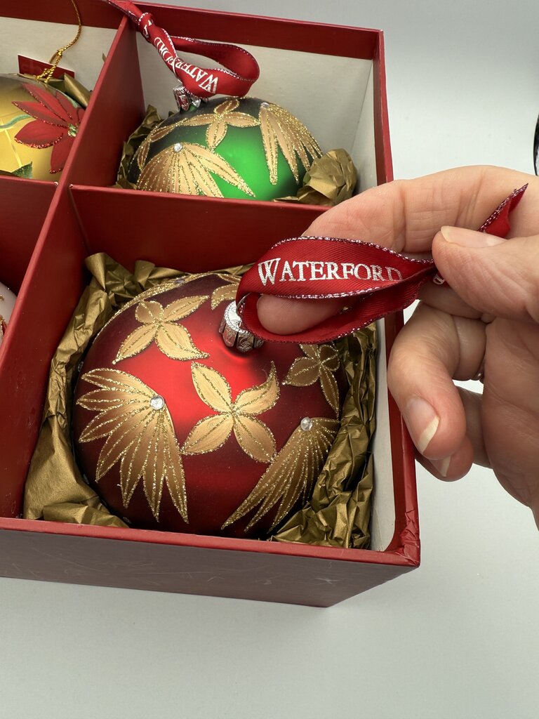 Waterford Holiday Heirlooms Star of Wonder Set of 3 Ornaments /rw