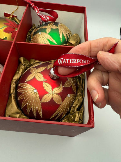 Waterford Holiday Heirlooms Star of Wonder Set of 3 Ornaments /rw